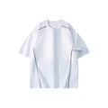 Contrast Piping Oversized Tee – Optical White