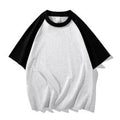 Raglan Colorblock Tee – White Series