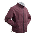 Check Stand-Collar Zip Jacket