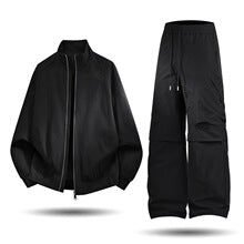 Oversized Cape Zip Set