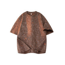 Washed Tie-Dye Oversized Tee – Dark Series