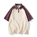 Colour-Block Raglan Polo